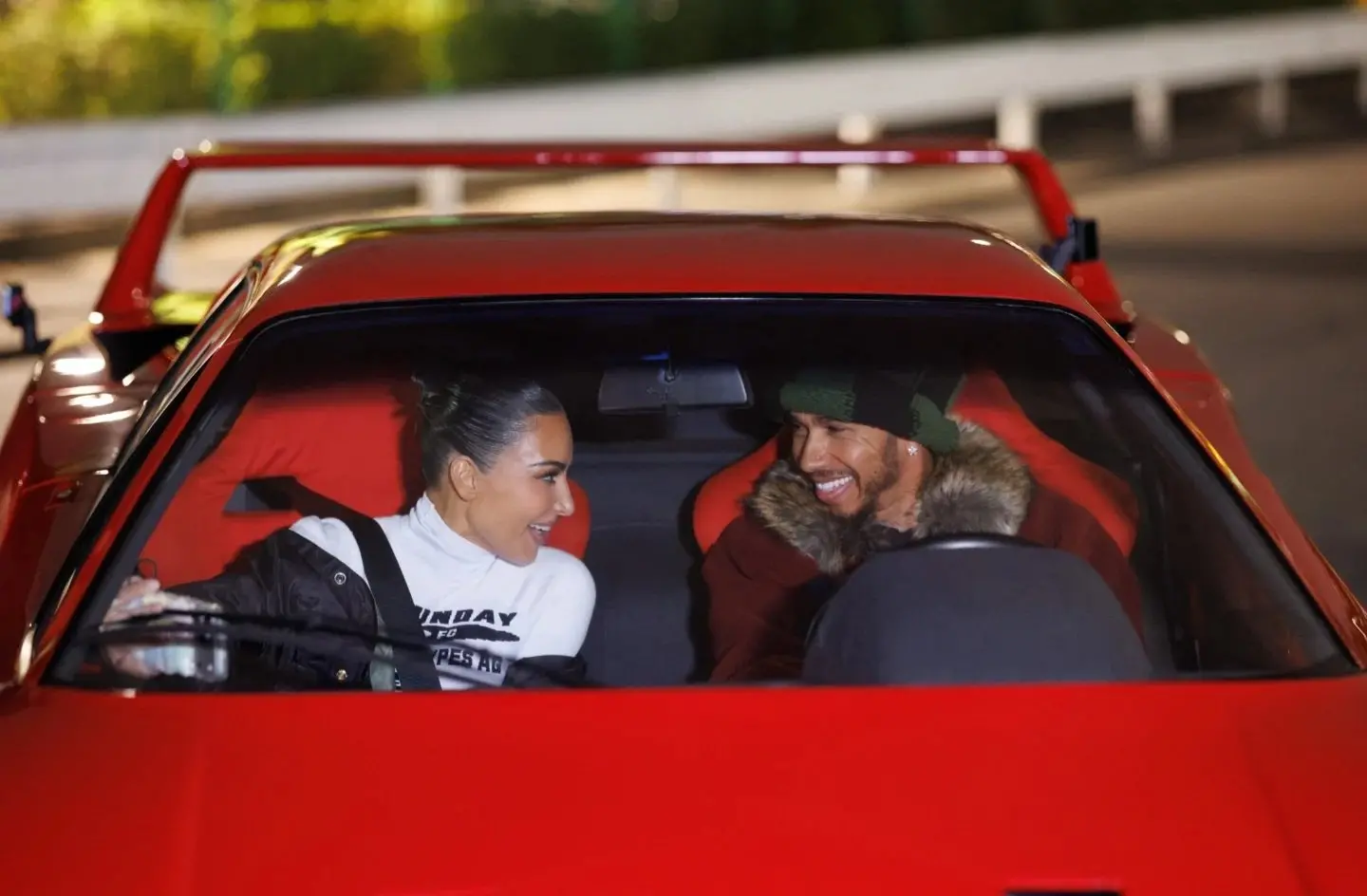 Kim Kardashian and Lewis Hamilton | Photo: X/@LH44Fanpage8