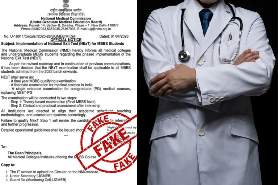 PIB warns MBBS students against fake NExT implementation letter