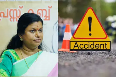 He wasn’t there: Kollam Congress candidate Bindhu Krishna after son's car seriously injures 2 girls