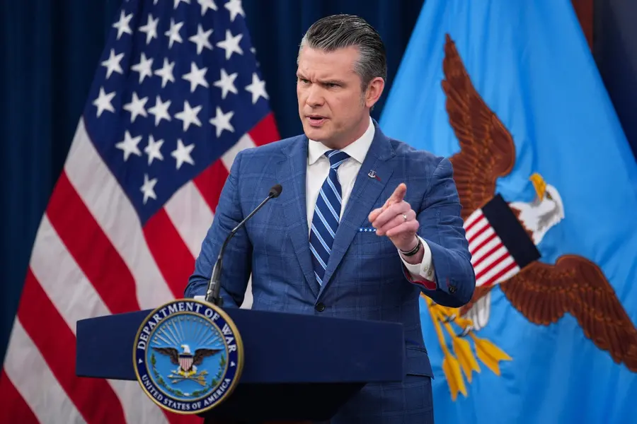 U.S. Secretary of War Pete Hegseth