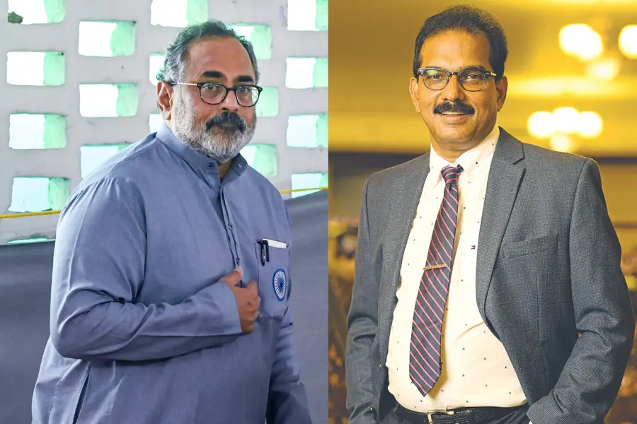 Rajeev Chandrasekhar Sabu M Jacob