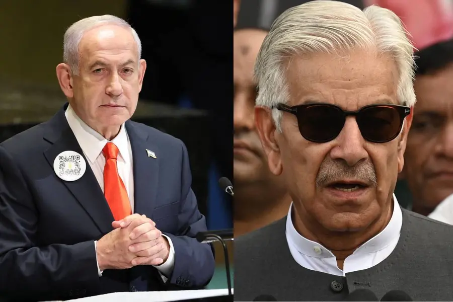 netanyahu, khawaja asif
