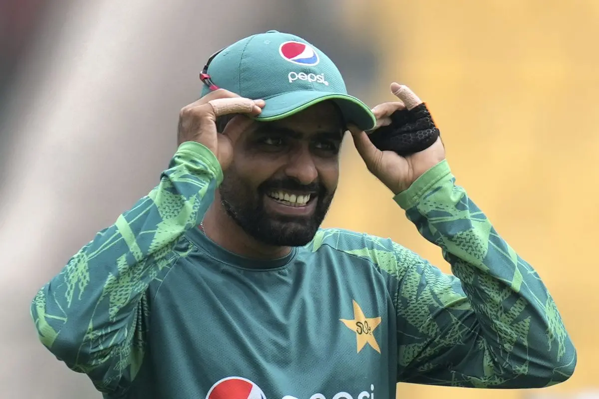 Pakistan's Babar Azam. (PTI Photo/Shailendra Bhojak)