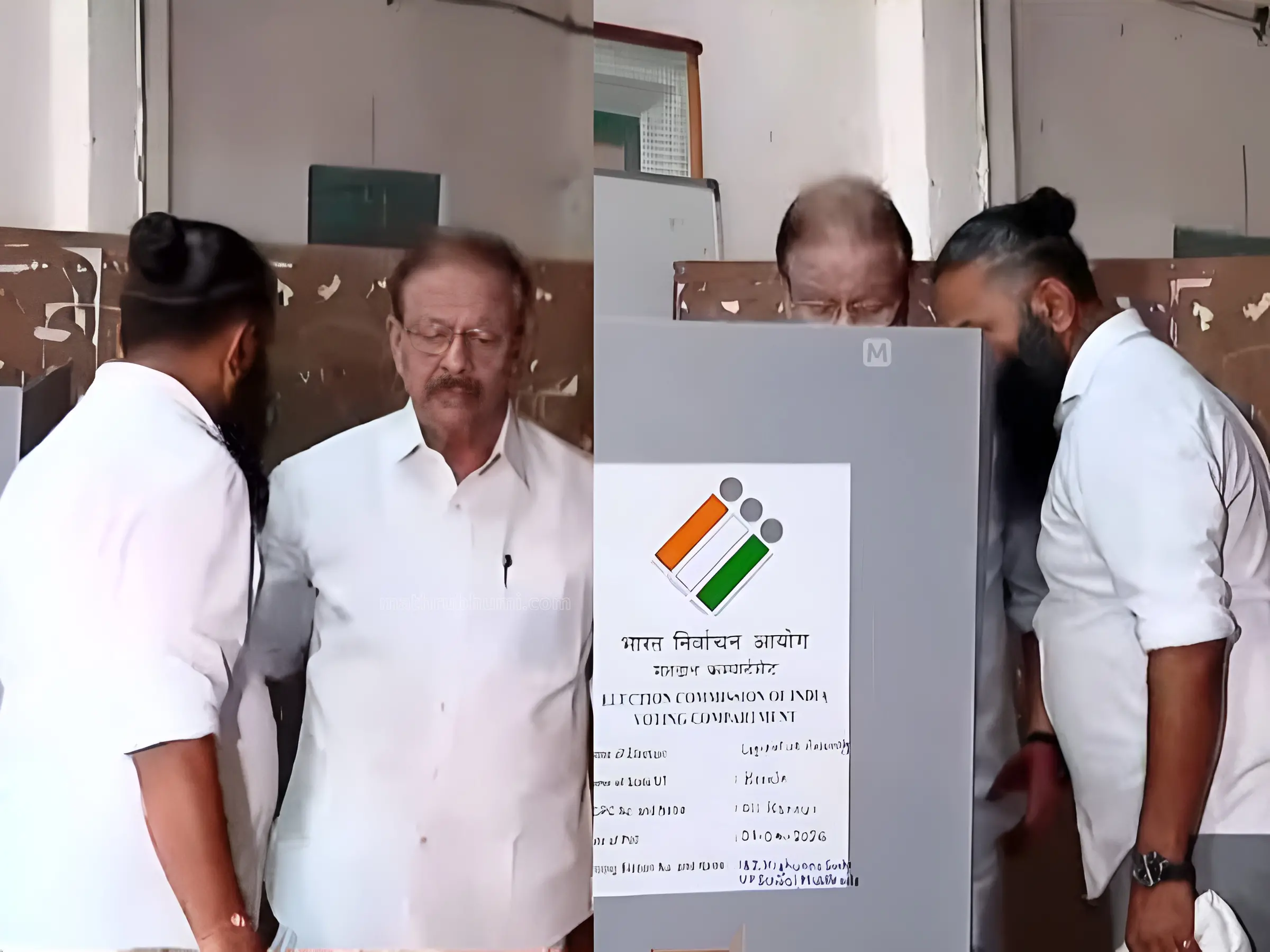 K Sudhakaran | Photo: Screengrab, Mathrubhumi News