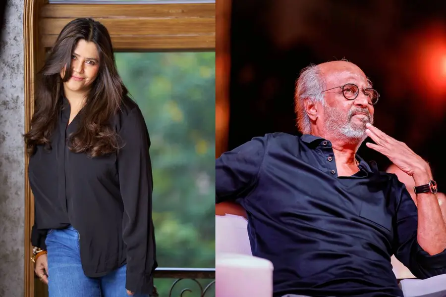 ekta kapoor and rajinikanth