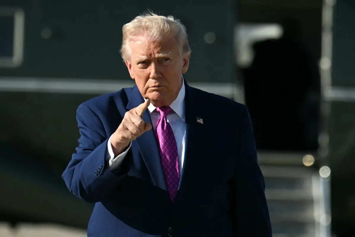 US President Donald Trump | Photograph: Jim Watson/AFP