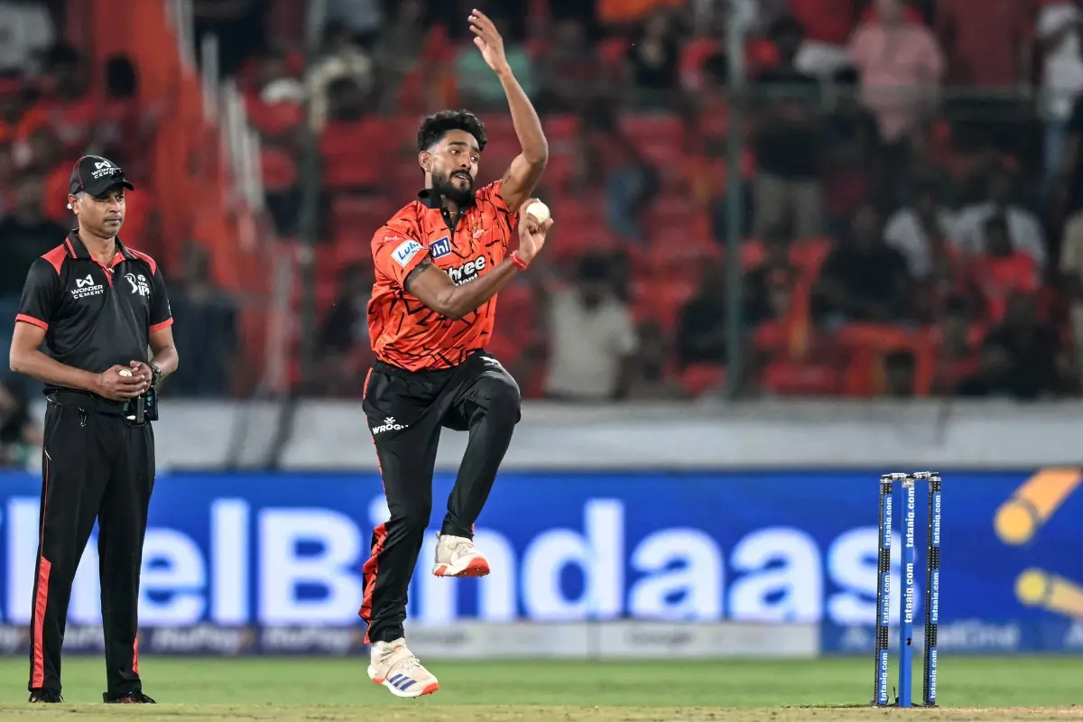 Sunrisers Hyderabad's Praful Hinge | Photo: AFP