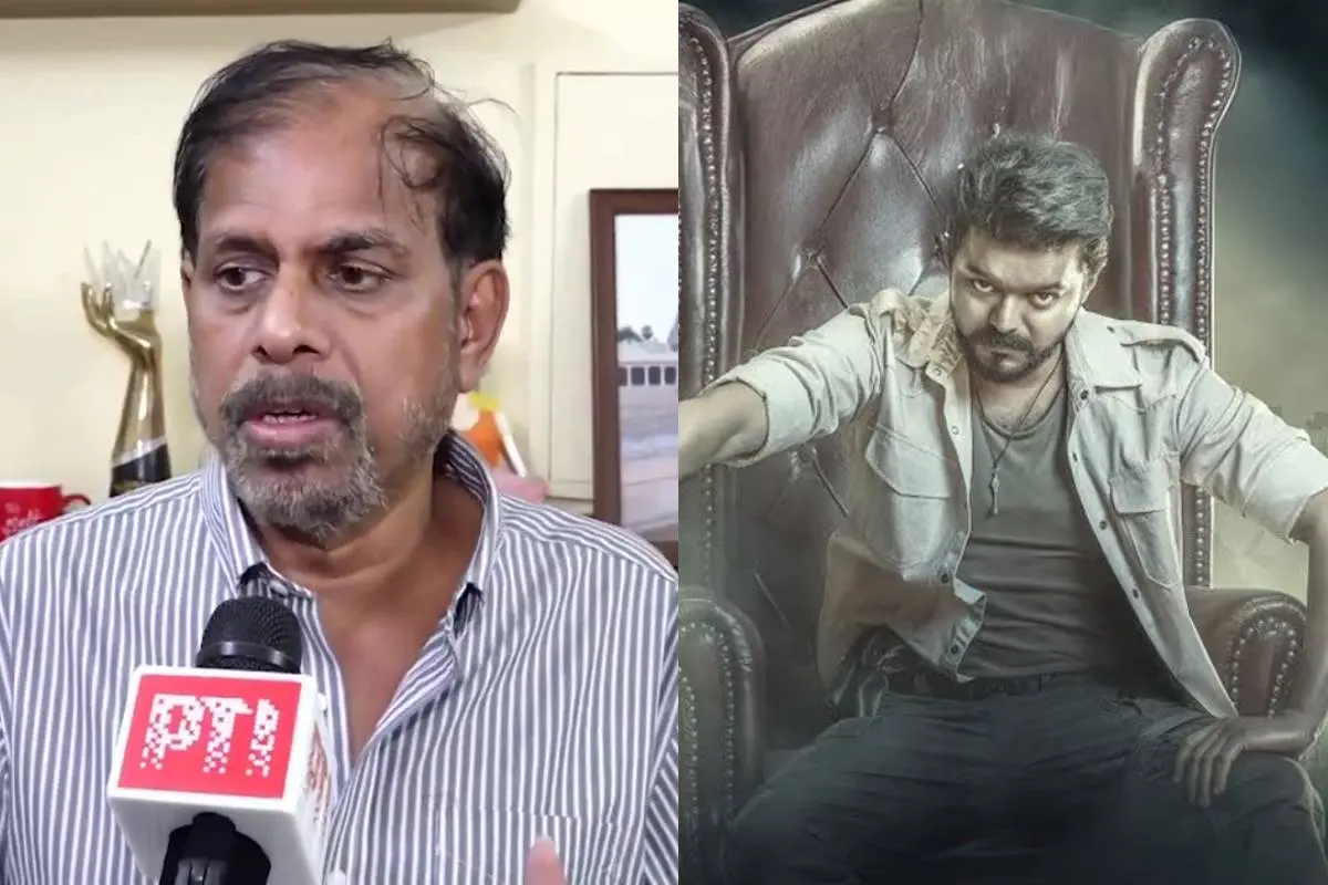 ആർ.കെ. സെൽവമണി, 'ജനനായകൻ' സിനിമയുടെ പോസ്റ്റർ | ഫോട്ടോ: സ്ക്രീൻഗ്രാബ്, X