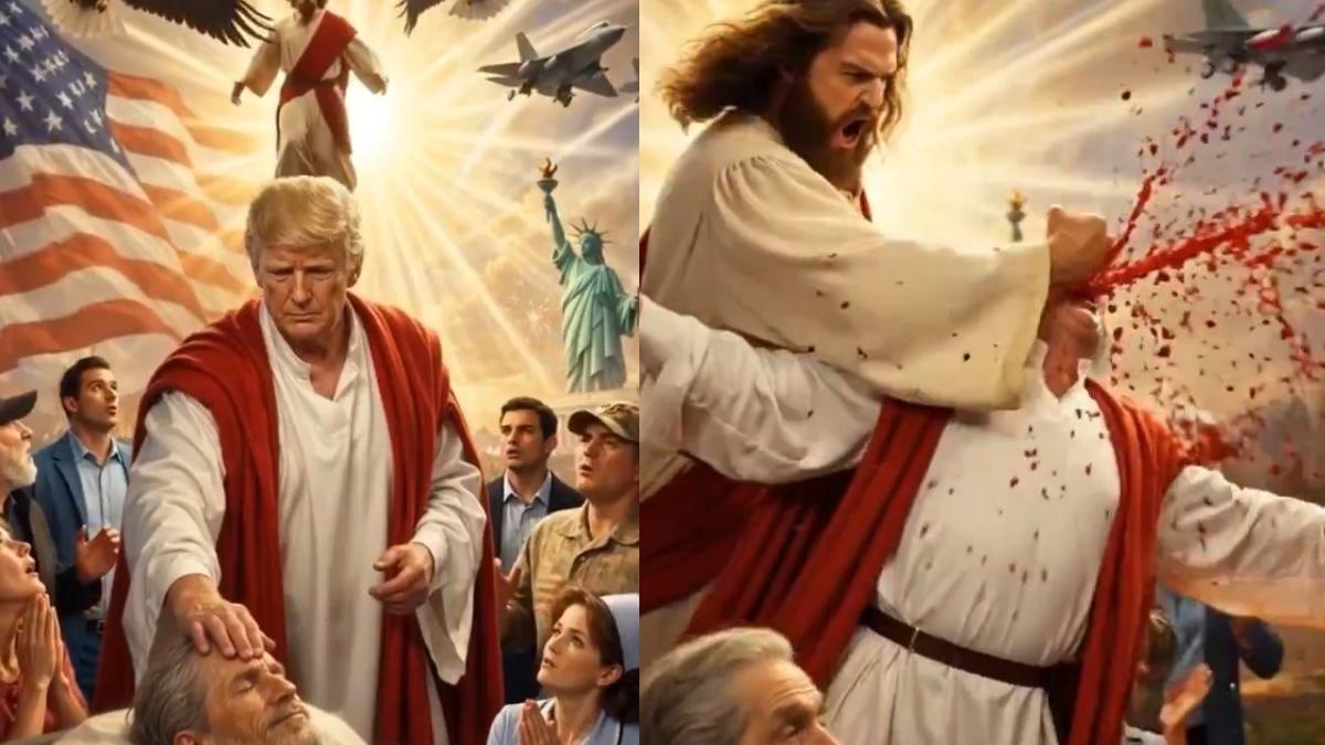 Trump’s divine drama gets a smackdown as Iran adds Jesus, lava and Epstein shade