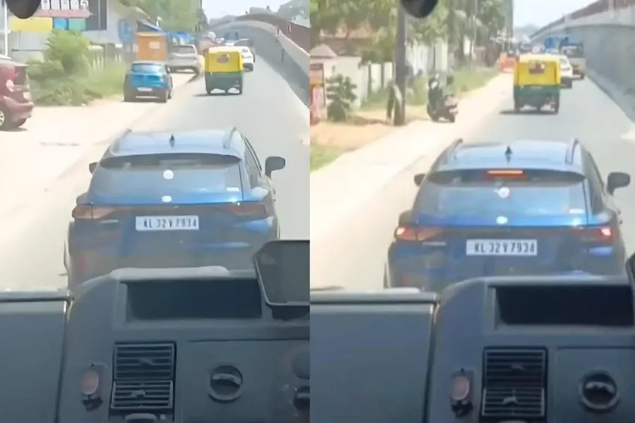 Car blocks fire engine rushing to hospital fire in Alappuzha; video ...