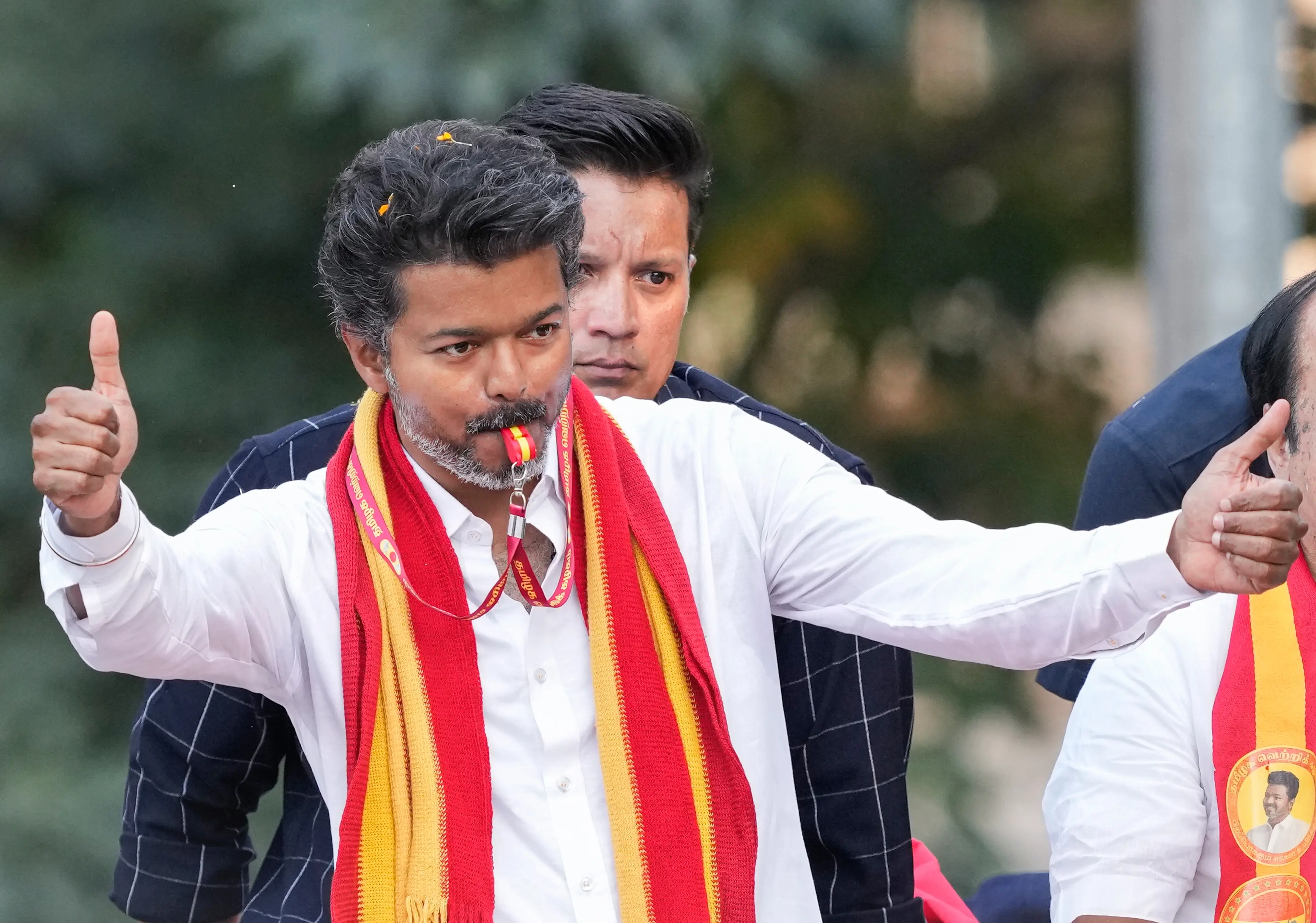 Tamilaga Vettri Kazhagam (TVK) chief Vijay | Photo: PTI