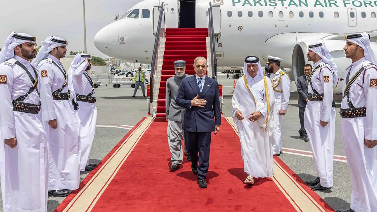 Why were Rafale jets used to escort Pakistan PM Shehbaz Sharif’s flight into Qatar?
