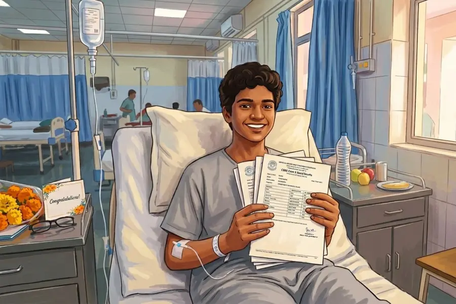 15-year-old Delhi student achieves 96.6 percent in CBSE class 10 amid cancer treatment