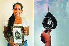 ഇലയിലെ കല...വെളിച്ചത്തിൽ വിരിയുന്ന ചിത്രങ്ങൾ