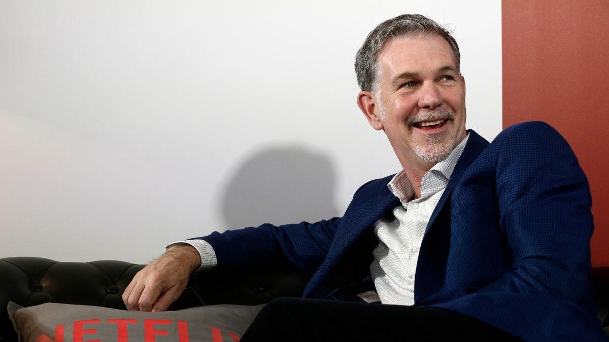 Netflix co-founder Reed Hastings steps down; shares drop over 9% ...