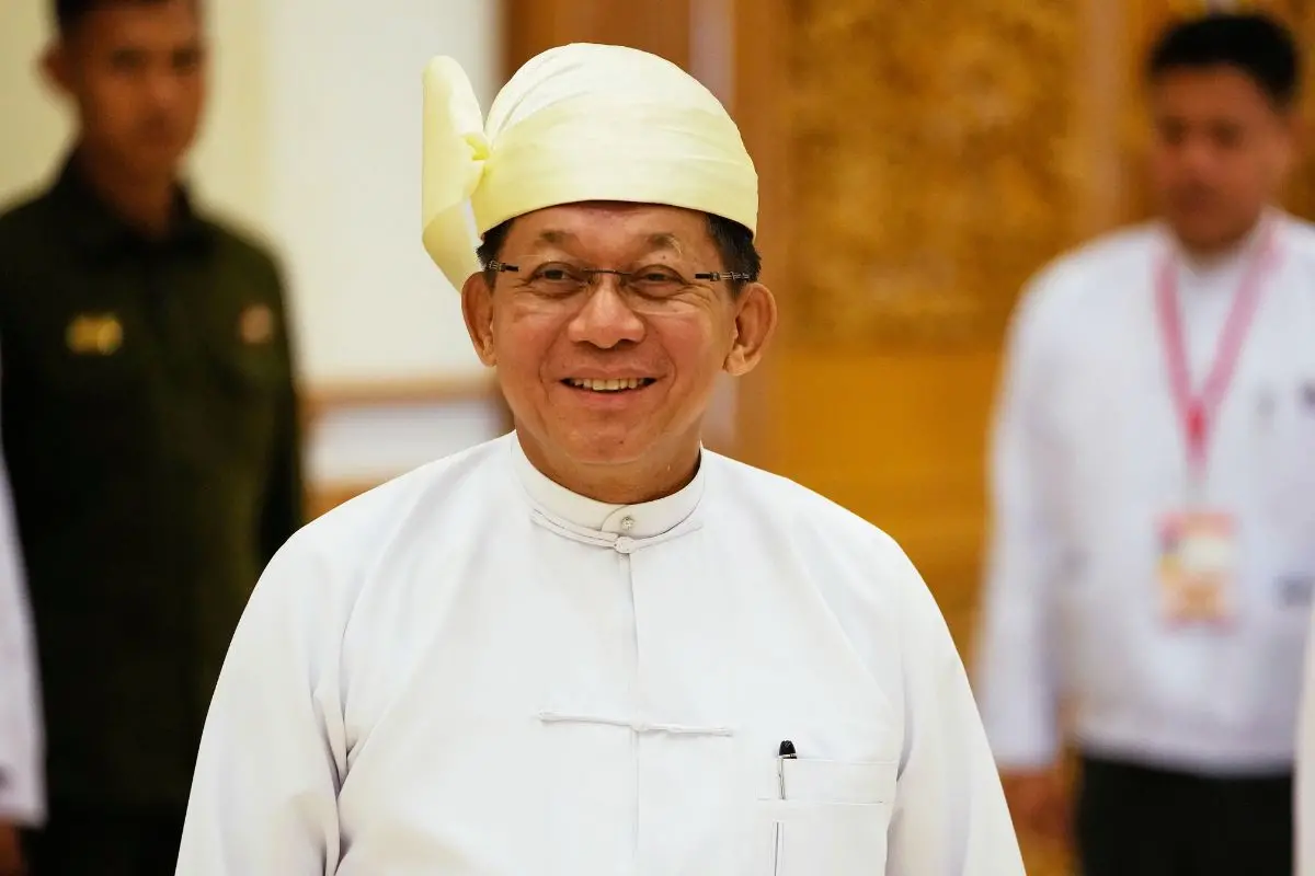 Myanmar President Min Aung Hlaing. (Photo: AP/PTI)