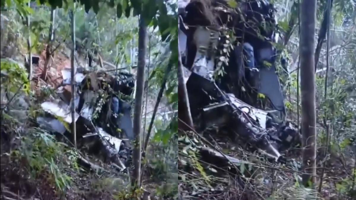 8 dead in Indonesia helicopter crash: Rescuers retrieve bodies from remote Sekadau forest | VIDEO