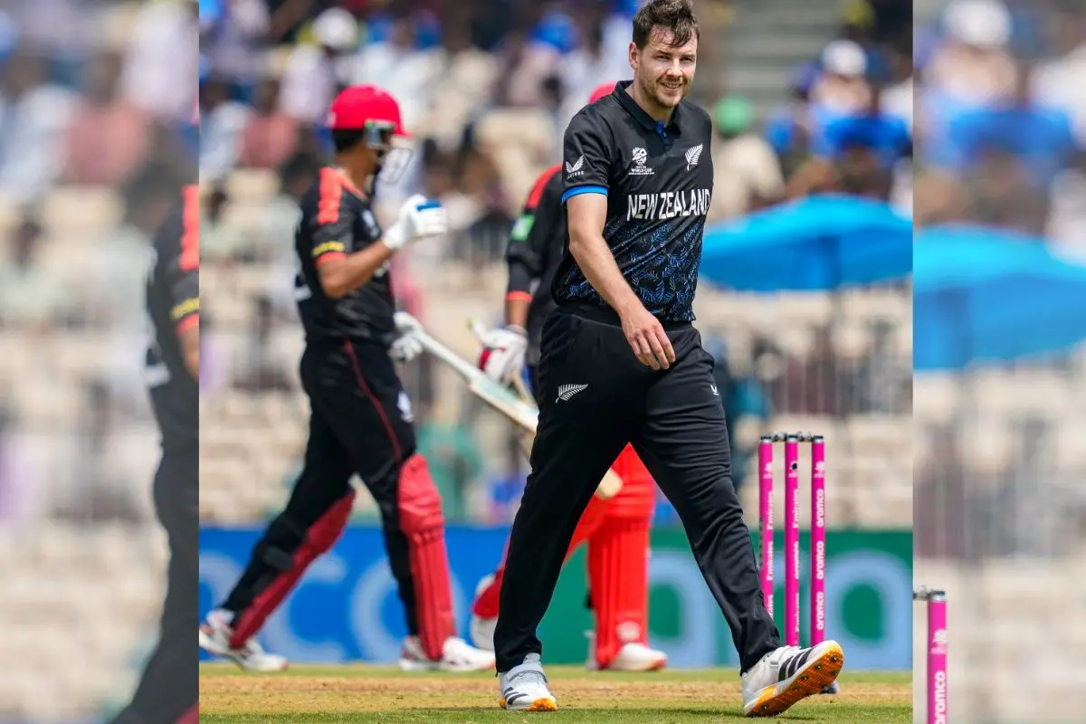 New Zealand's Jacob Duffy during the ICC Men's T20 World Cup 2026 cricket match between New Zealand and Canada at the MA Chidambaram Stadium in Chennai. | File Photo: PTI