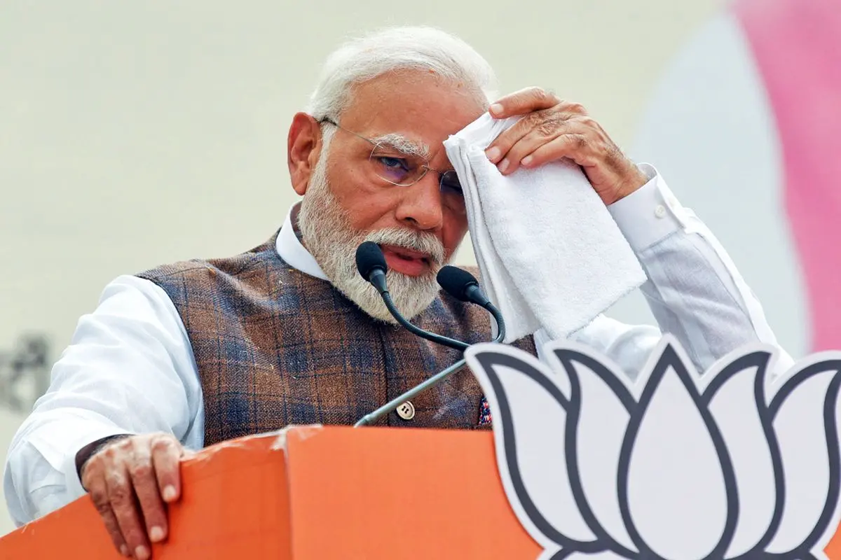 Prime Minister Narendra Modi. Photograph: ANI Photo/Shrikant Singh