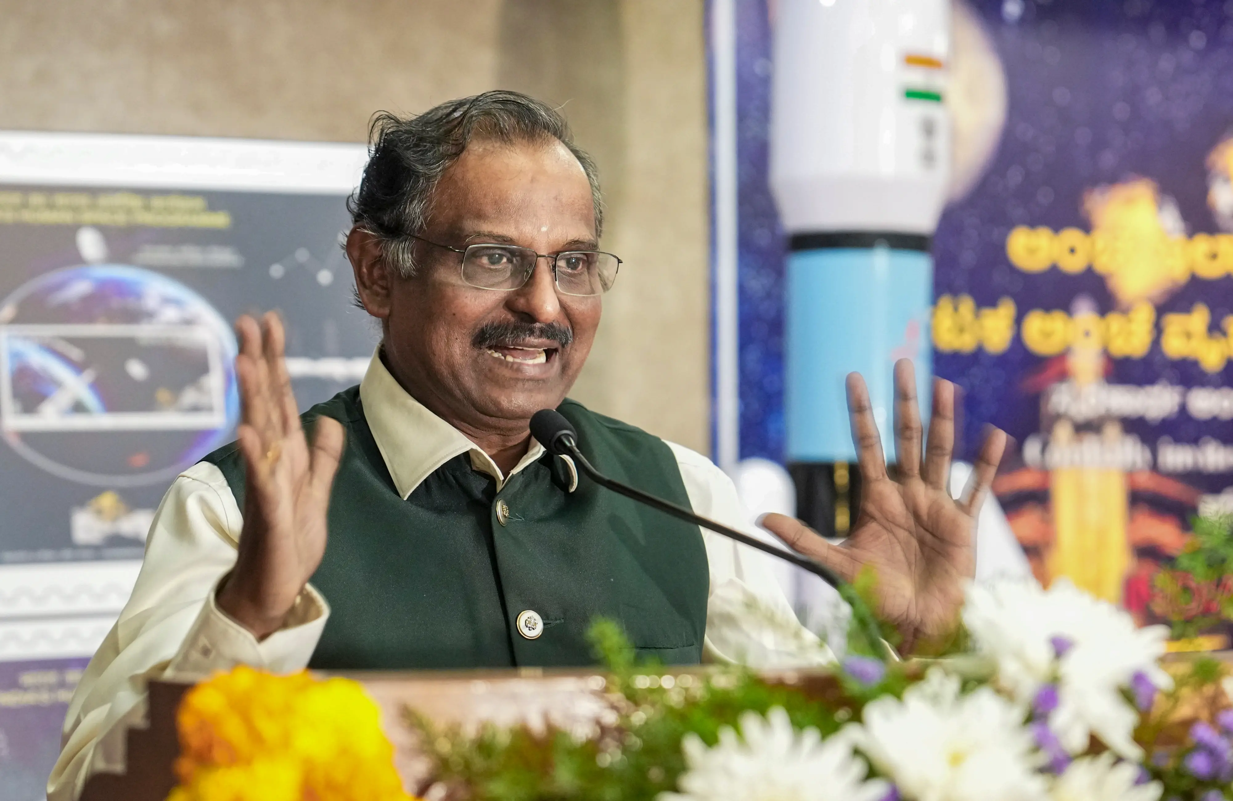 ISRO Chairman V Narayanan | Photo: PTI Photo/Shailendra Bhojak