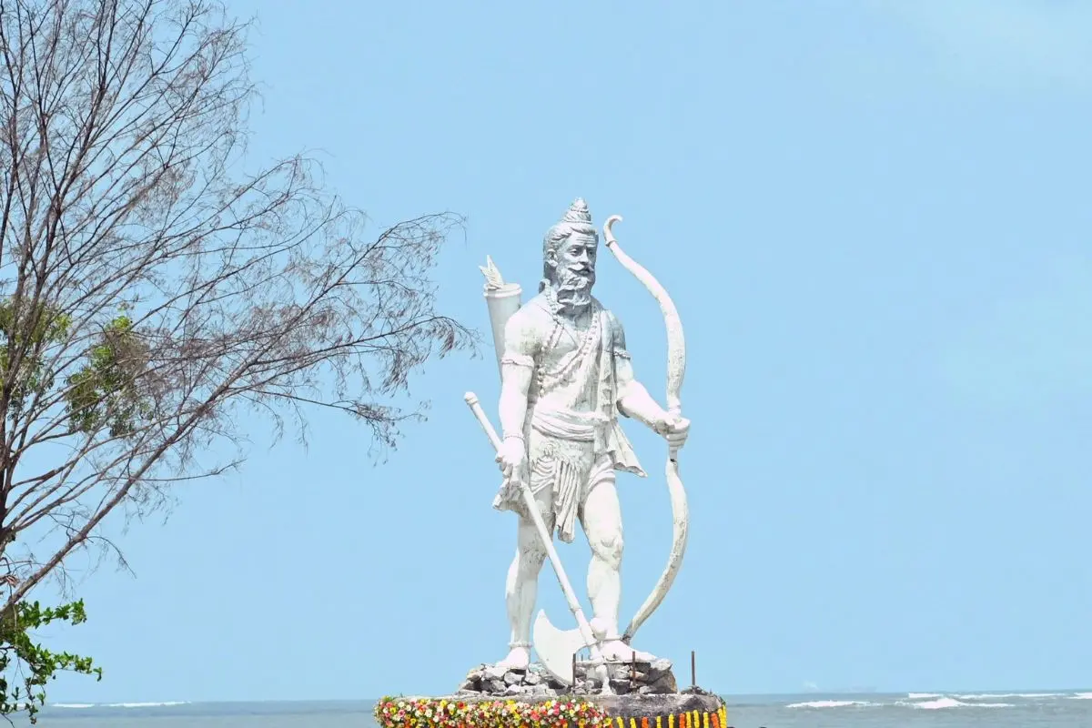 Statue of 'Gomantbhumi Janak Parshuram' , in Panaji | Photo:ANI