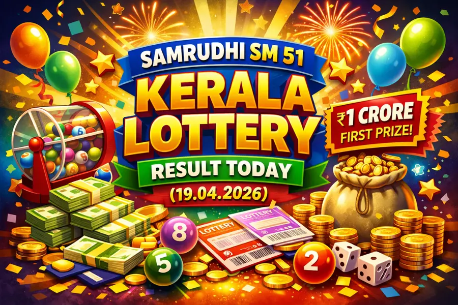 Samrudhi SM 51 Kerala Lottery result out (19.04.2026): Check winning numbers