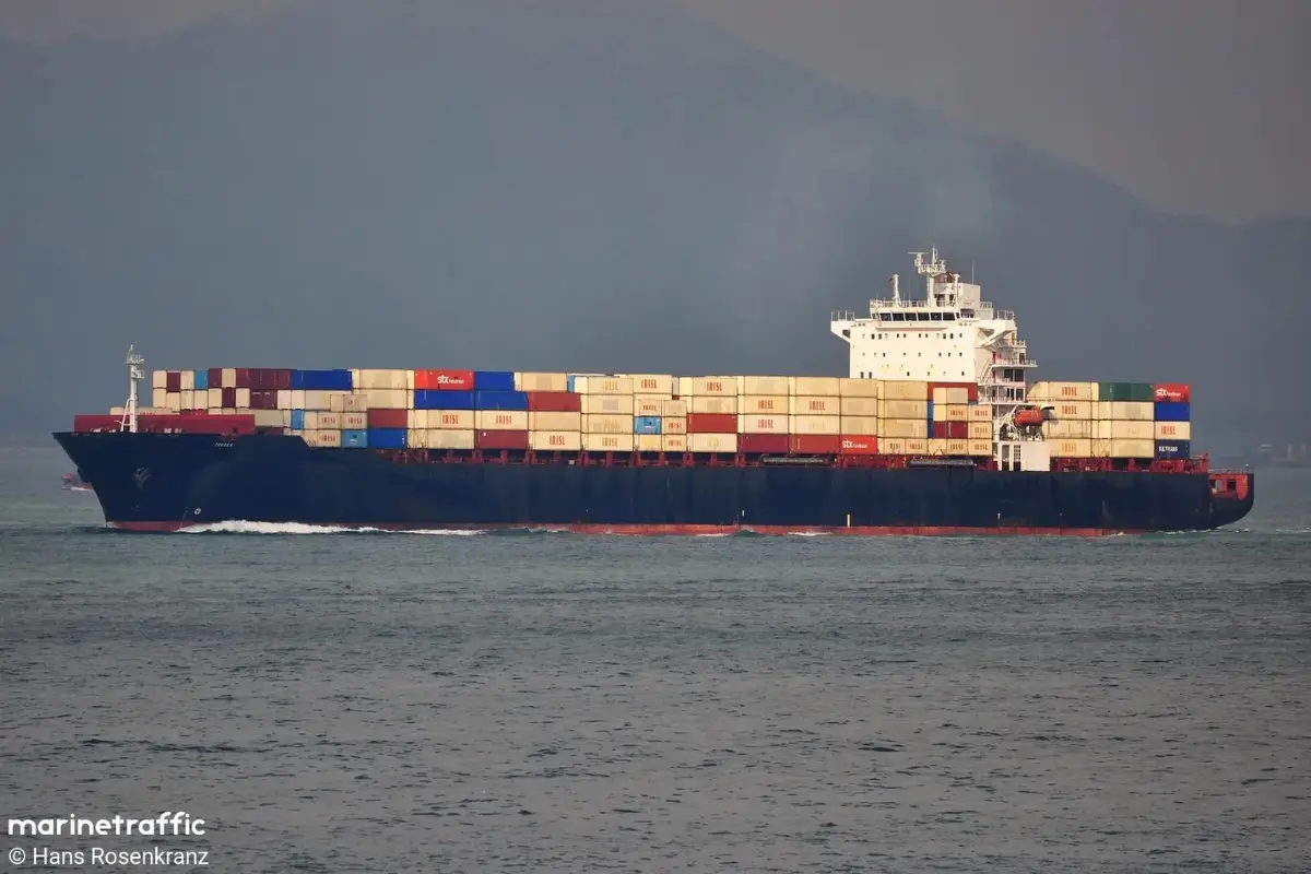 Iranian-flagged cargo vessel Touska | Photo: Marine Traffic