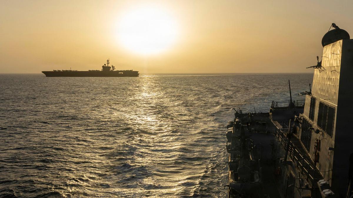 Middle East conflict: Iran launches drones toward US warships after merchant vessel attack