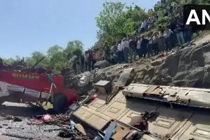 Tragedy in J&K: 21 killed as passenger bus rolls down hill in Udhampur