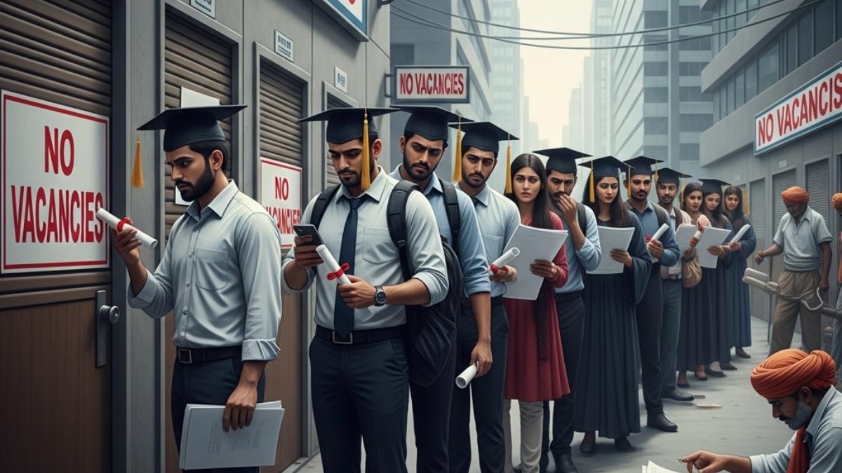 ‘The more educated, the more jobless?’ Report reveals India’s graduate unemployment surge
