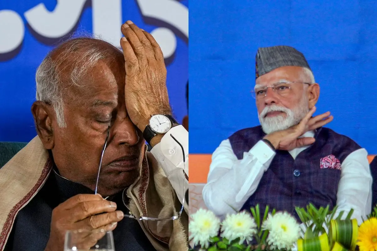 Mallikarjun Kharge, Narendra Modi | Photo: PTI
