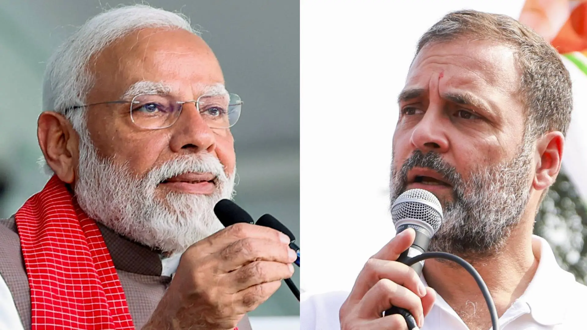 നരേന്ദ്ര മോദി, രാഹുല് ഗാന്ധി | Photo: ANI, PTI