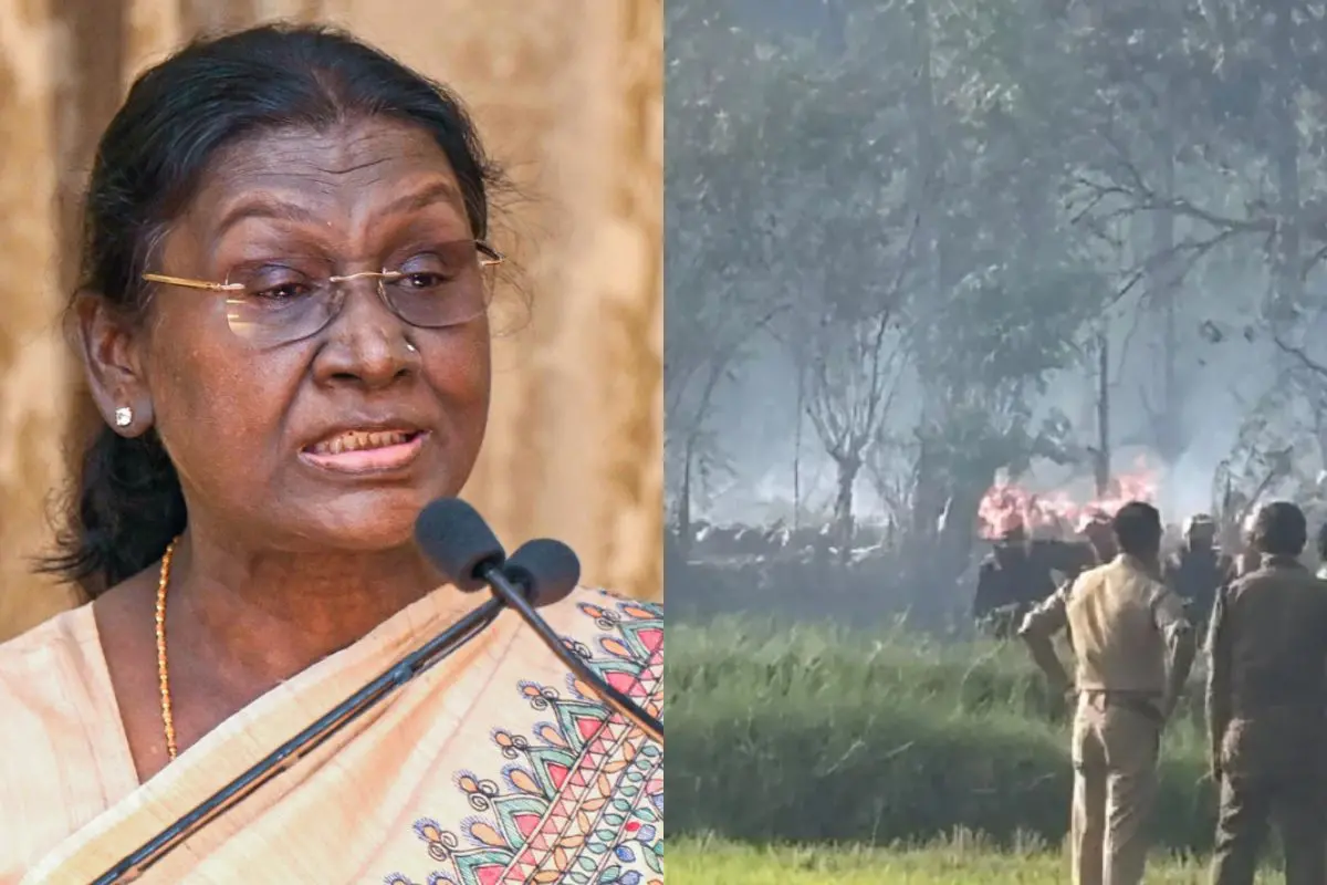 President Droupadi Murmu; from the Thrissur tragedy site. | Photo: Agencies/Screengrab