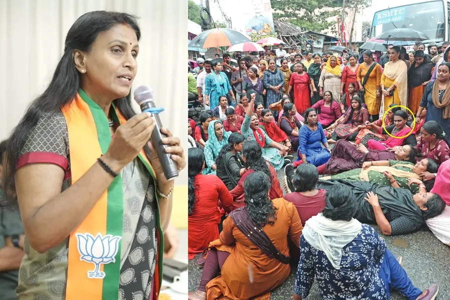 ‘പോടാ പുല്ലേ പോലീസേ, കാക്കിയിട്ടൊരു ഗുണ്ടകളേ’; മഴനനഞ്ഞ് മുദ്രാവാക്യം വിളിച്ച് മുൻ ഡിജിപി ആർ. ശ്രീലേഖ