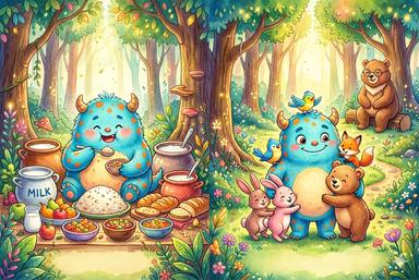 മിടുമിടുക്കൻ കുട്ടിരാക്ഷസൻ, കൊതിയൻ ഉണ്ണാമന്റെ കഥ വായിച്ചാലോ?