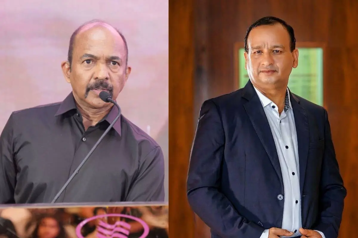From (L) Venu Kunnappilly, Murali Kunnumpurath. | Photos: Facebook