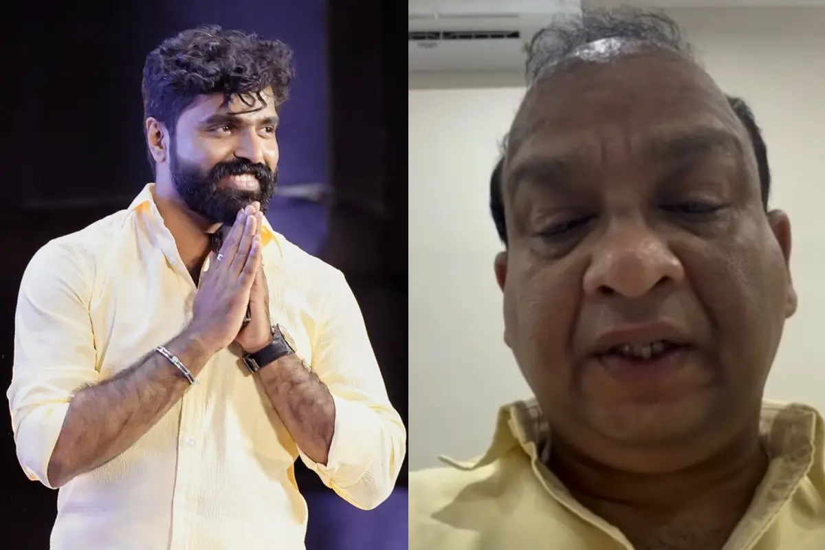 അഭിലാഷ് പിള്ള, മുരളി കുന്നുംപുറത്ത് | Photo: Facebook/ Abhilash Pillai, Rahul Madhavan