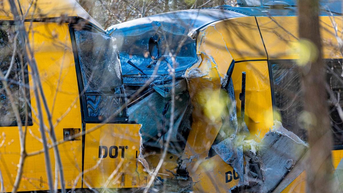 Two trains collide in Denmark, five critically injured