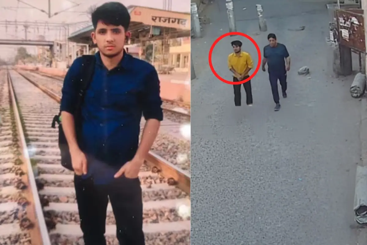 Accussed Rahul Meena, Screen grab from CCTV.| Photo: X