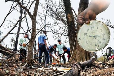 സമയം: 03.25.15, മരണത്തീ പടർന്നത് കരിമരുന്നുപുരയിൽനിന്നോ?; കണ്ടെത്തിയത് പൊട്ടാത്ത 500KG വെടിക്കോപ്പ്