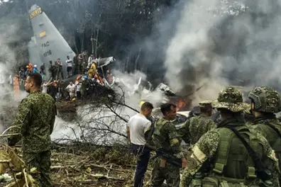 Colombia military plane crash: Trees caused C-130 Hercules accident that killed 69