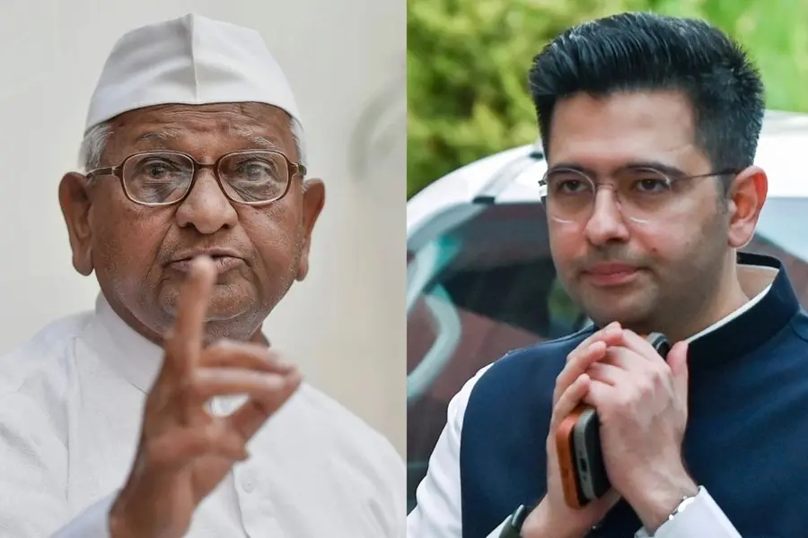 Anna-Hazare-Raghav-Chadha