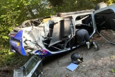 Jos Verstappen crash: F1 champion Max's father unharmed after violent Rallye des Wallonie accident