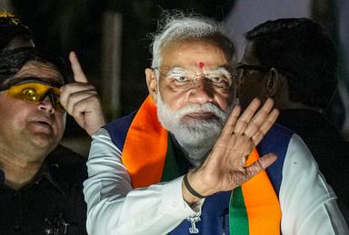 ശുഭസൂചനയുണ്ട്, സത്യപ്രതിജ്ഞാ ചടങ്ങിന് തിരിച്ചുവരാമെന്ന് ബംഗാളിൽ പ്രധാനമന്ത്രി മോദി