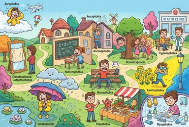 ഫോബിയകൾ ഇല്ലാത്തവർ ആരെങ്കിലുമുണ്ടോ? വിവിധതരം ഫോബിയകളെക്കുറിച്ച് പഠിച്ചാലോ?
