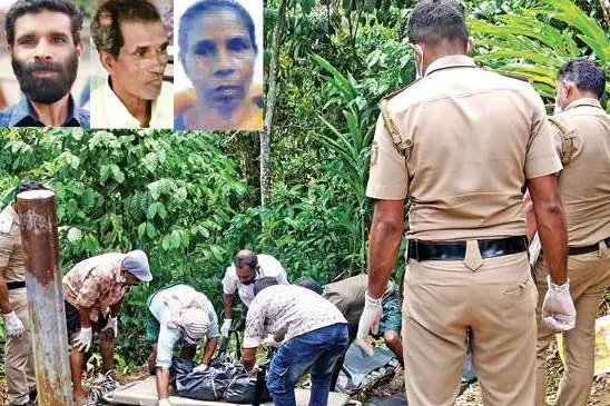 ഒരു കുഴിയിൽ 2 മൃതദേഹം, മണ്ണിൽനിന്ന് പുറത്തേക്കുന്തി നിൽക്കുന്ന കാൽ; പോലീസിനെ കണ്ടതോടെ സജി ഓടിപ്പോയി