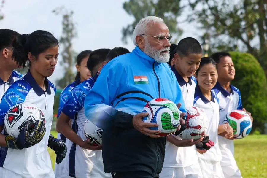 modi football, sikkim, gangtok