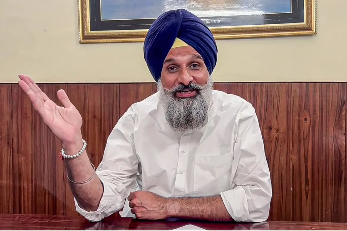 Shiromani Akali Dal leader Bikram Singh | Photo: ANI