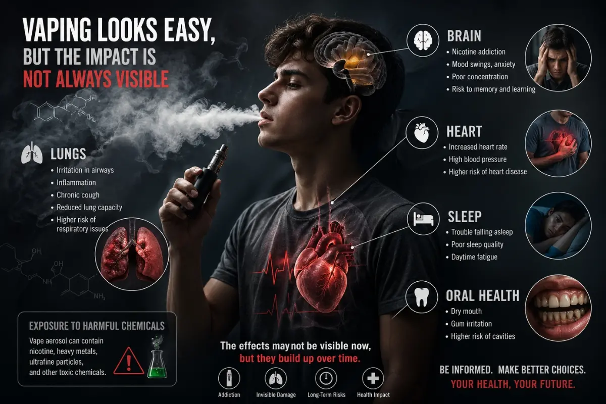 Vaping more harmful than cigarettes? 3 reasons doctors warn it can damage  your lungs and heart