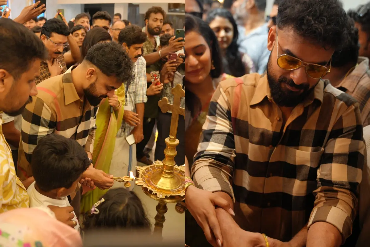 പെരുമ്പിലാവിലെ മാജിക് ഫ്രെയിംസ് തിയേറ്റര്‍ സമുച്ചയം ടൊവിനോ തോമസ് ഉദ്ഘാടനം ചെയ്യുന്നു | Photo: Special Arrangement